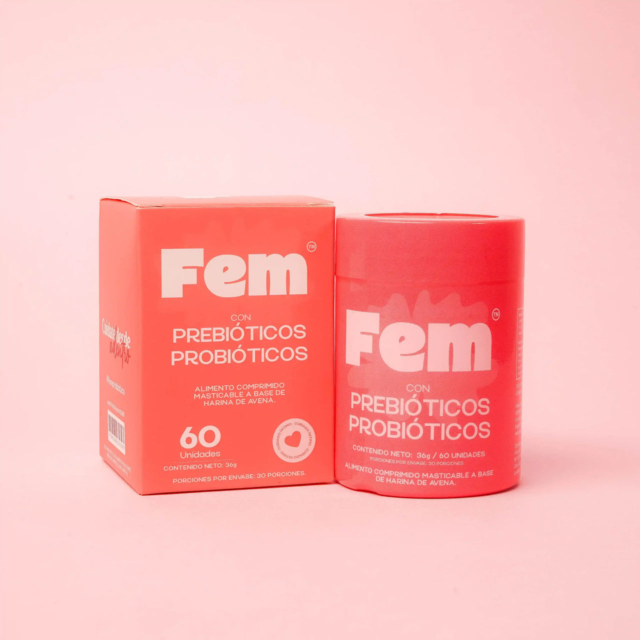 Alimento con probióticos y prebióticos x 60 UND