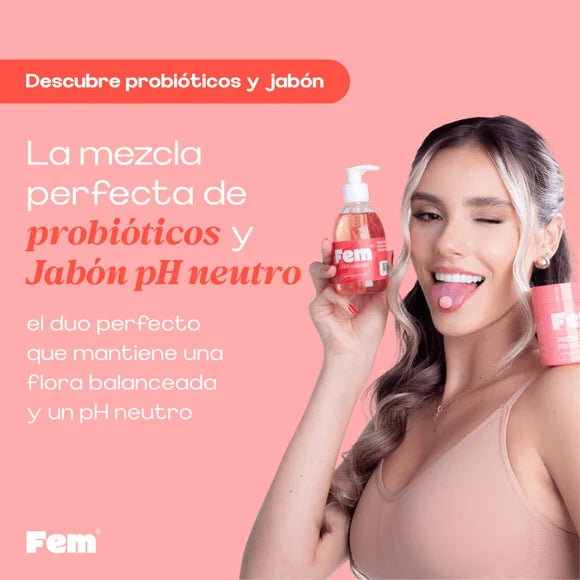 Combo alimento con probióticos + Jabón íntimo