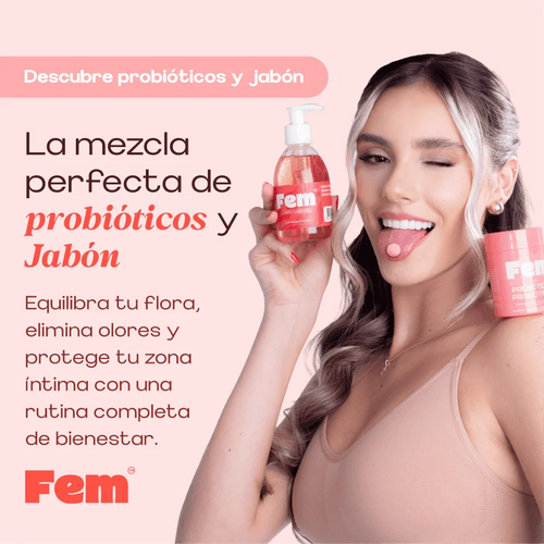 Combo alimento con probióticos + Jabón íntimo