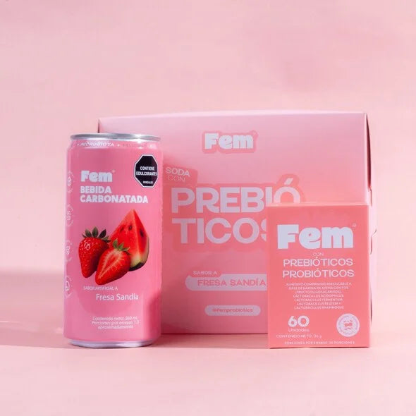 Combo Probiótico + Six pack de Soda Prebiótica